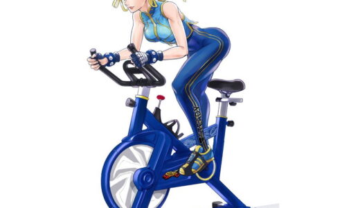 Riding spin-bike