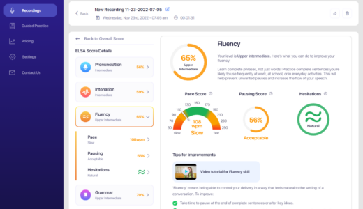 ELSA Speech Analyzer