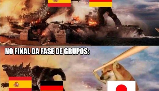 Spain vs. Japan is 1-2